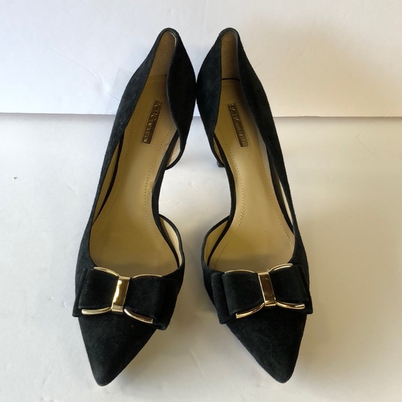 BCBGeneration Shoes - BCBGeneration Black Ribbon Heels